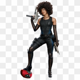 Domino Deadpool, HD Png Download - black widow comic png