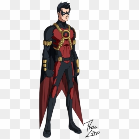 Tim Drake Robin Costume, HD Png Download - meliodas png