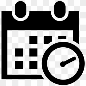 Schedule Icon Black And White, HD Png Download - record clipart png
