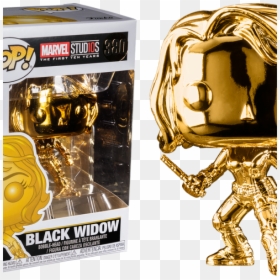 Golden Black Widow Pop, HD Png Download - black widow comic png