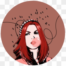 Comic Natasha Romanoff Icon, HD Png Download - black widow comic png