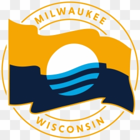 City Of Milwaukee Color, HD Png Download - blue flag png