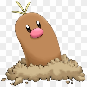 Alolan Diglett Png, Transparent Png - dugtrio png