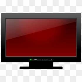 Telly Clipart, HD Png Download - plasma tv png