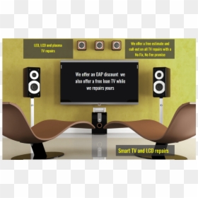 Acoustic Panels On Walls, HD Png Download - plasma tv png