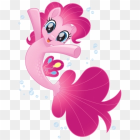 Mlp The Movie Pinkie Pie Seapony, HD Png Download - movie vector png