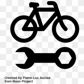 Walk Bike Or Carpool To Work, HD Png Download - bicycle icon png