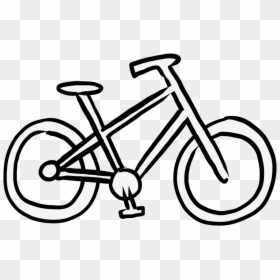 Bike Outline, HD Png Download - bicycle icon png