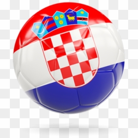 Croatia Flag Ball Png, Transparent Png - soccer ball.png
