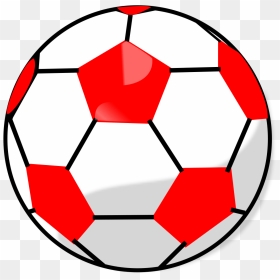 Clipart Red Soccer Ball, HD Png Download - soccer ball.png