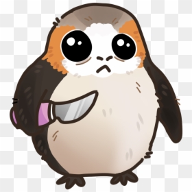 Porg Drawing, HD Png Download - angery png