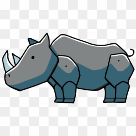 Scribblenauts Rhino, HD Png Download - rhinoceros png