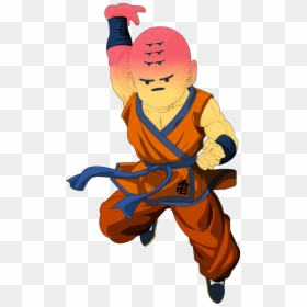 Saiyan Saga Krillin, HD Png Download - angery png