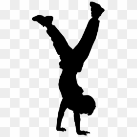 Silhouette Boy Dancer Clipart, HD Png Download - kid silhouette png