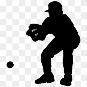Baseball Player Silhouette Clipart, HD Png Download - kid silhouette png