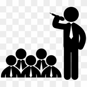Public Speaking Icon, HD Png Download - kid silhouette png