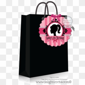 Thanks Card Hello Kitty, HD Png Download - barbie silhouette png
