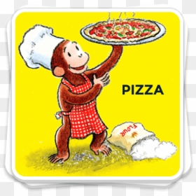 Curious George Books, HD Png Download - cartoon pizza png
