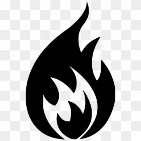 Transparent Background Fire Icon Png, Png Download - black flames png