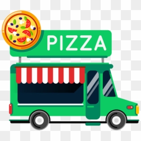 Food Truck Pizza Png, Transparent Png - cartoon pizza png