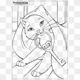 Barbie Printing Coloring Pages, HD Png Download - barbie silhouette png