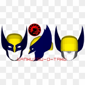 Mascara Wolverine Pepakura, HD Png Download - wolverine mask png