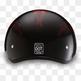 Motorcycle Helmet, HD Png Download - black flames png