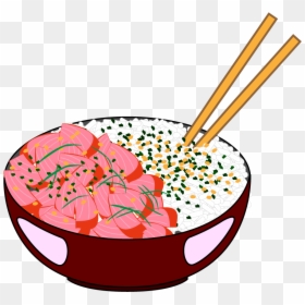 Poke Bowl Clipart, HD Png Download - sushi clipart png