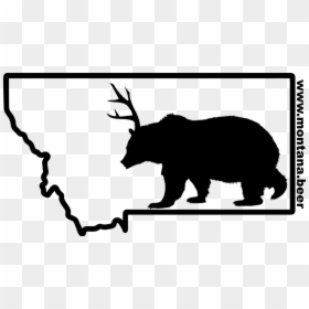 Montana, HD Png Download - montana outline png