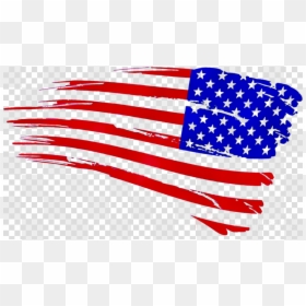 Distressed American Flag Transparent, HD Png Download - american flag clipart png