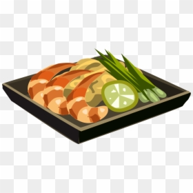 Cartoon Plate Of Food, HD Png Download - sushi clipart png