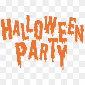 Halloween Party Clipart Black And White, HD Png Download - party clipart png
