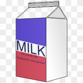 Milk Carton Small Transparent, HD Png Download - milk clipart png