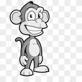 Cartoon Monkey Png, Transparent Png - monkey clipart png