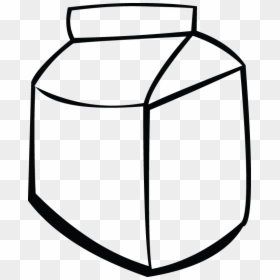 Milk Clipart Black And White, HD Png Download - milk clipart png