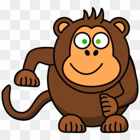 Cartoon Monkey, HD Png Download - monkey clipart png