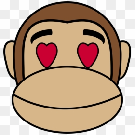 Monkey Emoji Face Expressions, HD Png Download - monkey clipart png