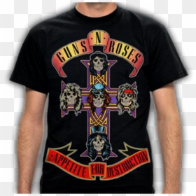 Mens Guns N Roses T Shirt, HD Png Download - guns n roses logo png