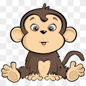 Monkey Cartoon, HD Png Download - monkey clipart png