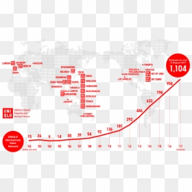 Uniqlo Stores In The World, HD Png Download - uniqlo logo png