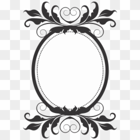 Arabesco Png Fundo Transparente, Png Download - white oval frame png