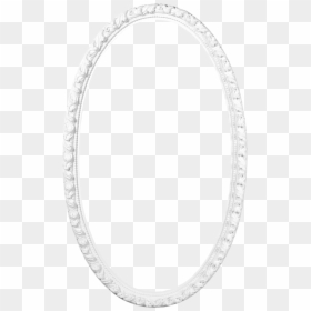 Circle, HD Png Download - white oval frame png