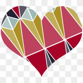 Geometric Heart Printable Free, HD Png Download - geometric heart png