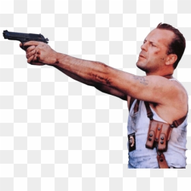 Bruce Willis Die Hard Png, Transparent Png - arma png
