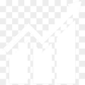 Economic Growth Icon White, HD Png Download - statistics icon png