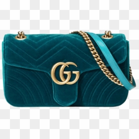 Blue Suede Gucci Bag, HD Png Download - gucci bag png