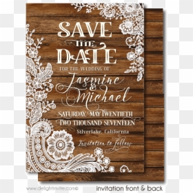 Romantic Save The Date Wedding, HD Png Download - save the date stamp png