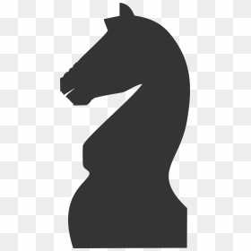 Silhouette, HD Png Download - chess knight png