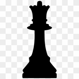 Silhouette Queen Chess Piece, HD Png Download - chess knight png