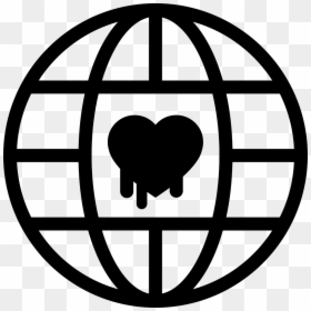 Globe Icon Png, Transparent Png - earth symbol png